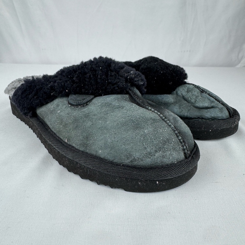 Fireside by DearFoam Black Slip On Slippers